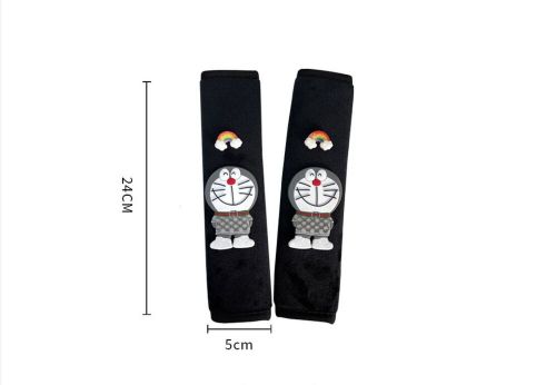 2Pcs Car Seat Belt Shoulder Cover Laughing Doraemon Protect Pads 24CM Decoration, US $13.99, image 3
