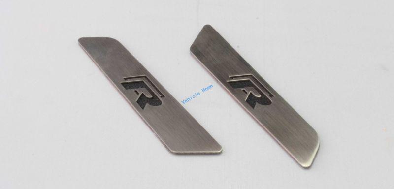 2 pcs r chrome seat lift wrench insert trim for vw golf mk6 gti 06-12 jetta mk5