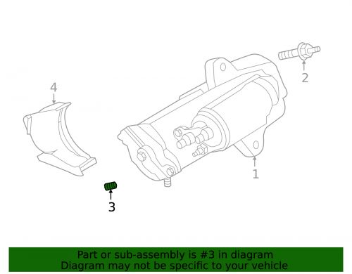 Genuine Ford Starter Spacer W716841-S900, US $0.99, image 5