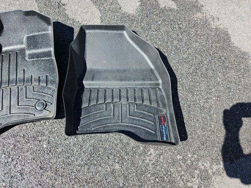 WeatherTech FloorLiner Mats for Ford Explorer 2015-2016 1st Row Black, US $94.95, image 2