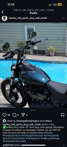 Harley Davidson 3.5 gallon fat bob gas tank m8 softail, US $500.00, image 2