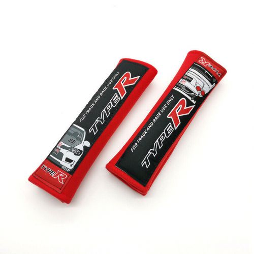 2PCS Car Seat Belt Cover Shoulder Pads Cushion Auto Accessories for Honda TYPE R, US $11.39, image 3