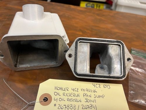 KOHLER 4CZ MARINE OIL RESERVE PAN SUMP W/ OIL RESERVE JOINT #267888/267891, US $98.95, image 2