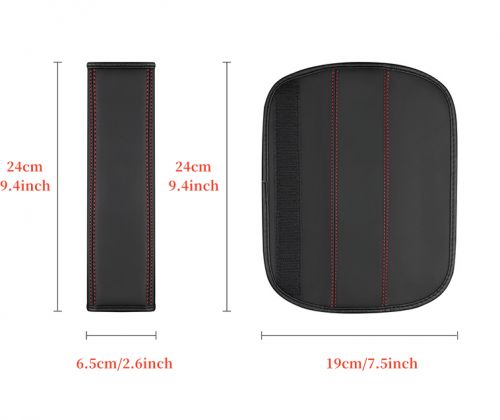 For Lincoln 2pcs Car Seat Belt Cover Shoulder Pad Protector High Quality Leather, US $8.88, image 5