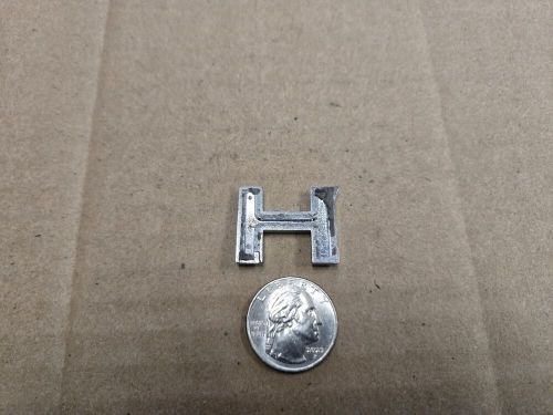 Oem "h" chrome individual letter lettering emblem badge logo nameplate insignia