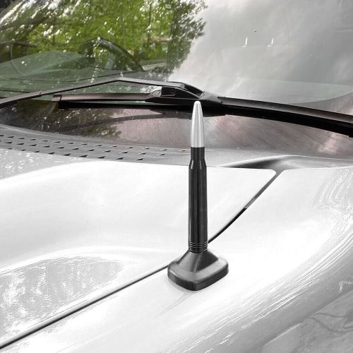 Silver Fit Toyota Car Sienna Bullet Antenna 50 Cal Fm/Am Radio Signal Black Auto, US $11.99, image 4