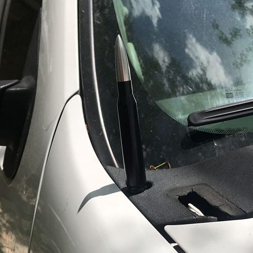 Silver Fit Toyota Car Sienna Bullet Antenna 50 Cal Fm/Am Radio Signal Black Auto, US $11.99, image 6