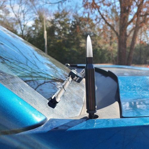 Silver Fit Toyota Car Sienna Bullet Antenna 50 Cal Fm/Am Radio Signal Black Auto, US $11.99, image 7
