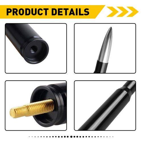 Silver Fit Toyota Car Sienna Bullet Antenna 50 Cal Fm/Am Radio Signal Black Auto, US $11.99, image 11