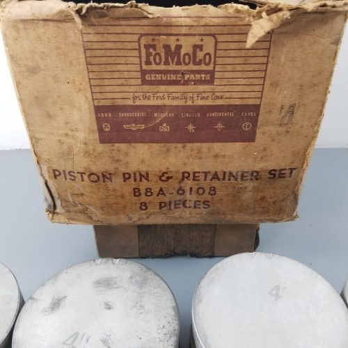 8 New NOS Genuine Ford Pistons B8A-6108 1954-60 Ford EDT-6110-F, US $194.99, image 7