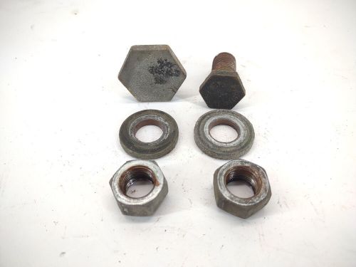 Porsche 944 951 Spring Plate Trailing Arm Eccentric Bolts & Nuts 6pc Left Right, US $79.44, image 2