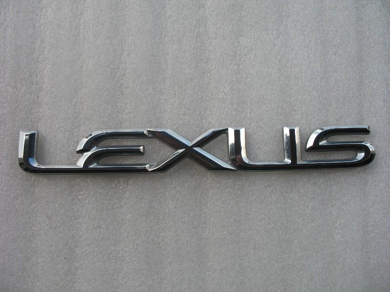 1996 lexus ls ls400 rear trunk chrome emblem logo decal badge 95 96 97 98 99 00