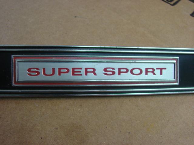 1968 impala ss dash emblem 396 427 chevrolet super sport