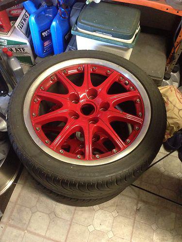 Porsche 996 gt3 rim and tire