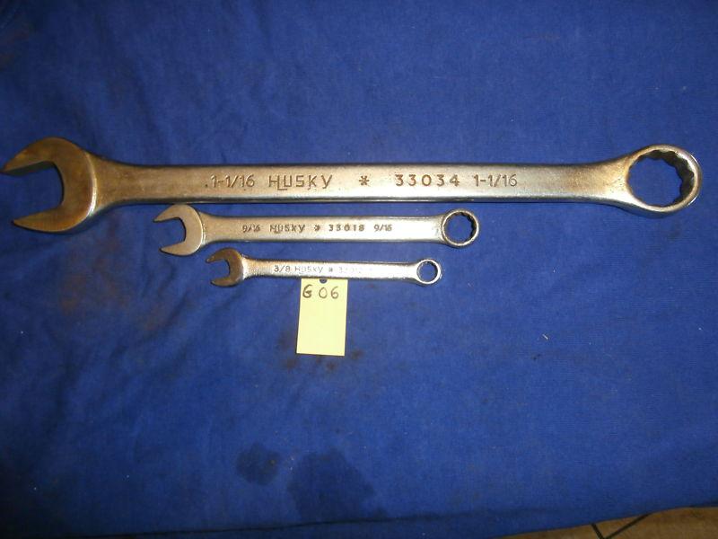 G06 husky tools usa 330?? 3 pcs. 12 pt. comb. wrenches