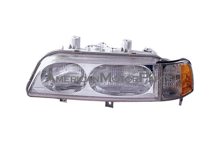 Left driver side replacement headlight w/ corner light 91-95 acura legend