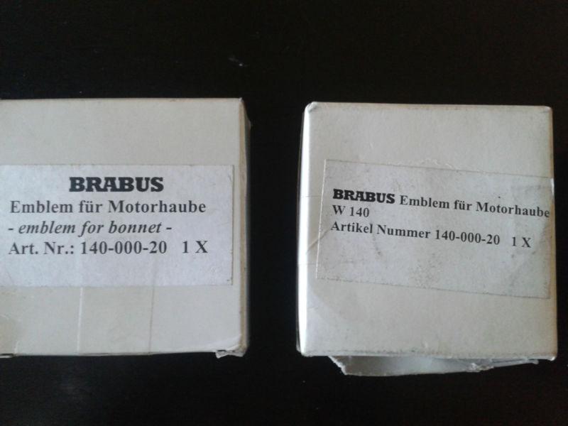 BRABUS EMBLEM BONNET/ MOTORHAUBE ORIGINAL, US $30.00, image 2