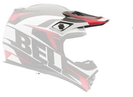 Bell mx-2 replacement visor element red