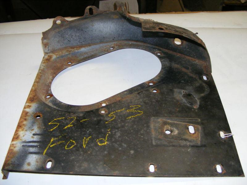 1952 53 FORD PASSENGER RADIATOR SIDE AIR DEFLECTOR GOOD USED RIGHT HAND , US $35.99, image 2