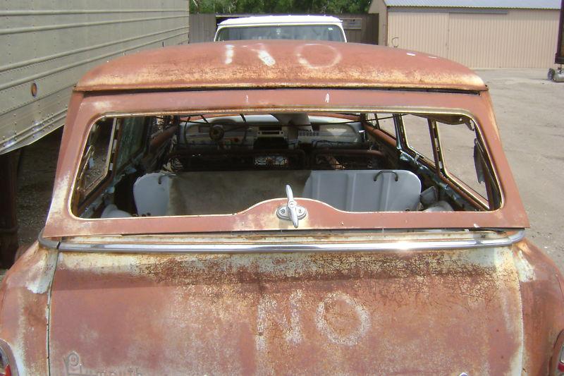 1954 54 plymouth 2dr station wagon liftgate & handle crankbrook belvedere