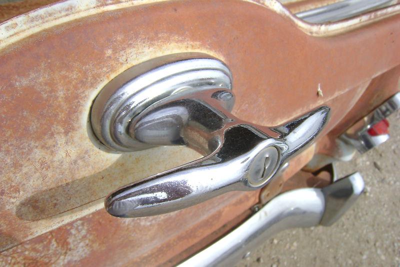 1954 54 Plymouth 2DR STATION WAGON LIFTGATE & HANDLE Crankbrook Belvedere, US $250.00, image 2