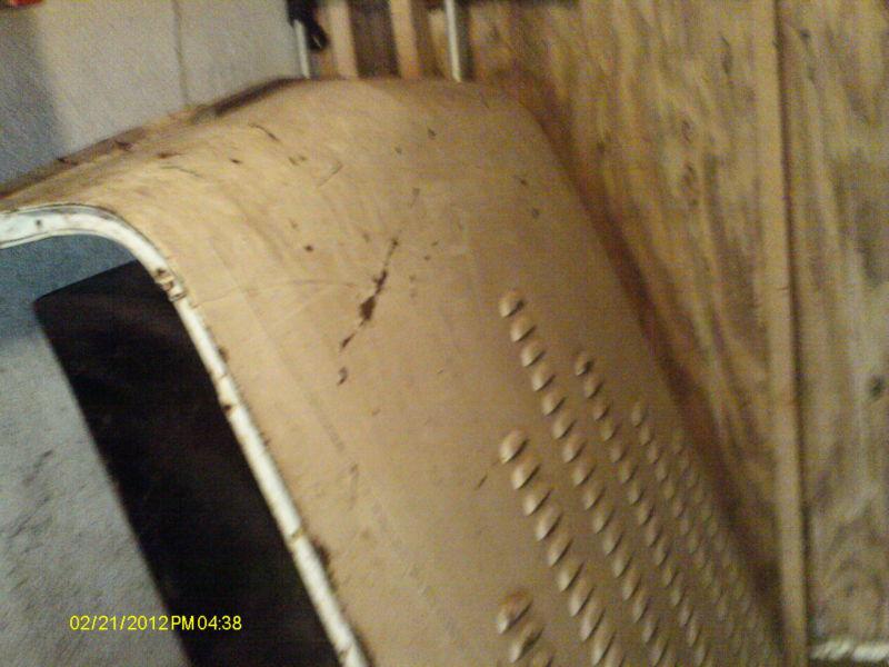 1958 chevrolet impala customized louvered hood -very rare