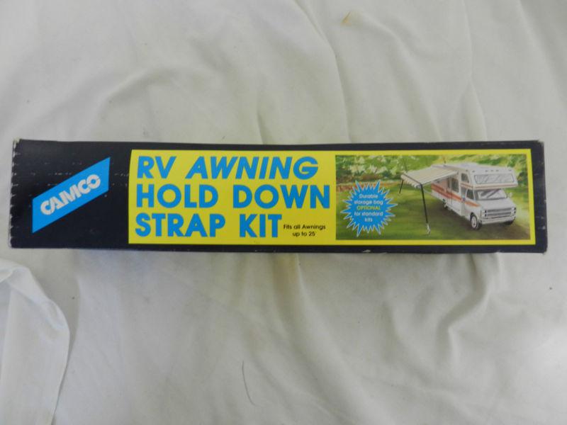 Camco rv awning hold down strap kit *new*