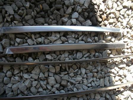 73-77 f100 150 250 windshield trim set stainless nice original fomoco parts 