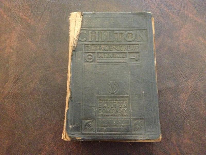 1937 chiltons flatrate and tuneup manual old!!!!!!!! eleventh edition!!