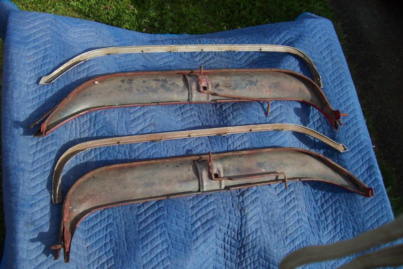 1968 BUICK WILDCAT FENDER SKIRTS WITH CHROME TRIM, US $200.00, image 4