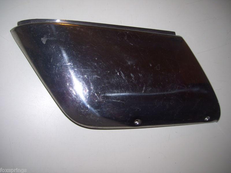 1952 mercury left lower chrome stone guard / quarter trim  -   mel85