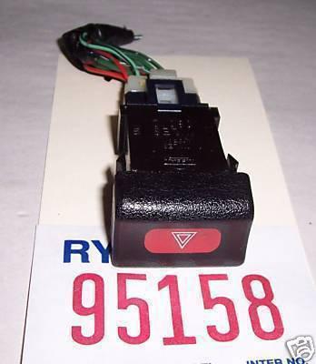 Nissan 93 sentra hazard light/lamp switch black 1993