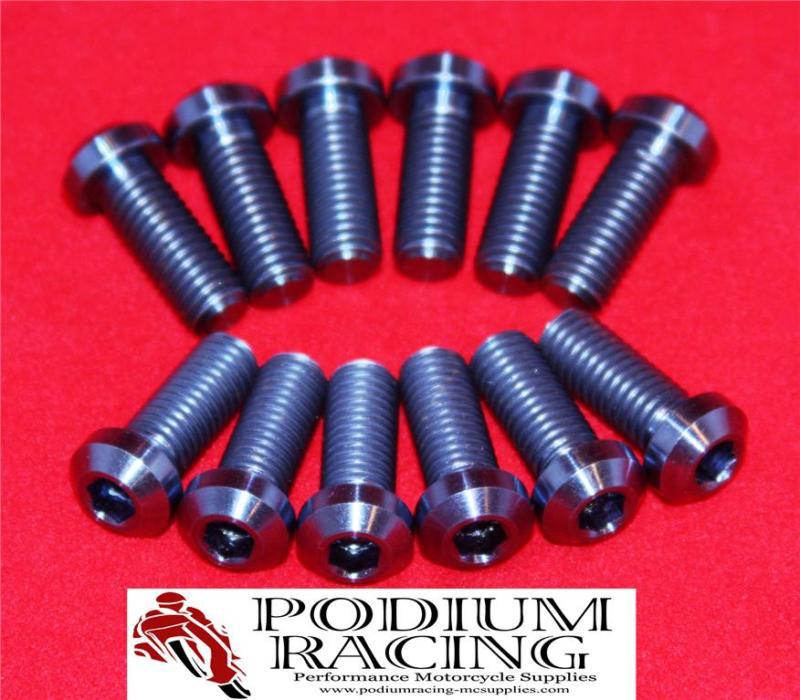 Ducati titanium front disc brake bolts blue st2 st3 st4