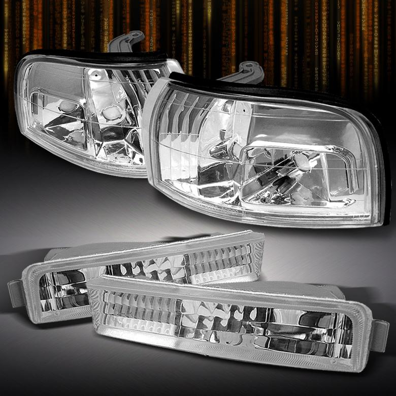 Buy 9091 HONDA ACCORD EURO CLEAR BUMPER SIGNAL LAMPS+EURO CLEAR CORNER