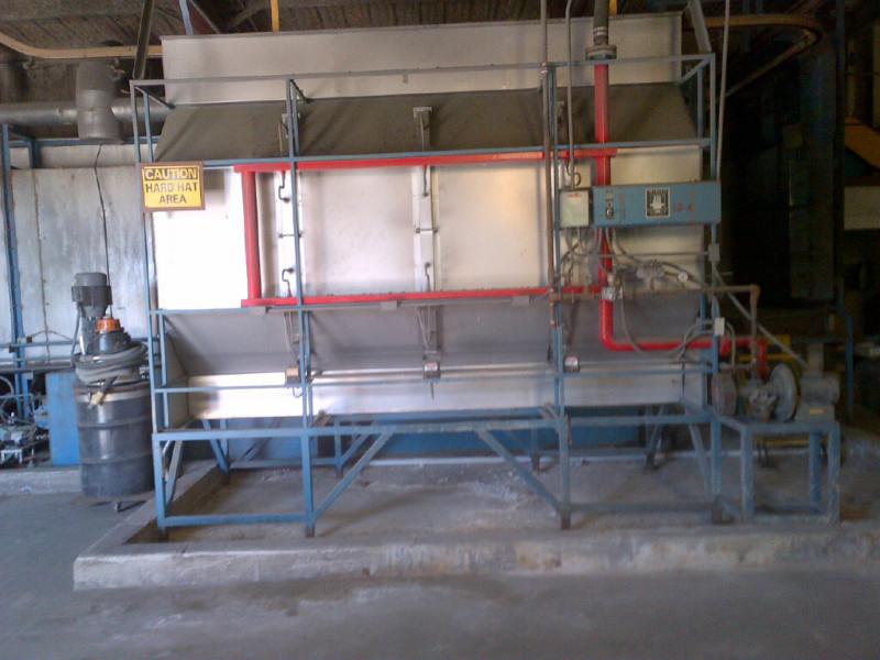 Inferred parts drier for paint and powder coating line