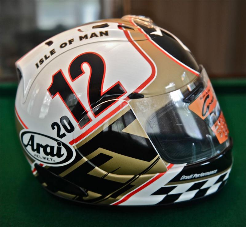 New arai corsair v -isle of man tt iom 2012  helmet limited edition 