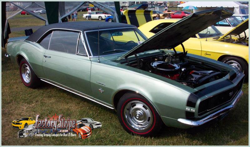 CHEVY CAMARO 1967 1968 SS BUMBLE BEE FACTORY CORRECT PAINT STENCIL FACTORYSTRIP, US $79.99, image 5