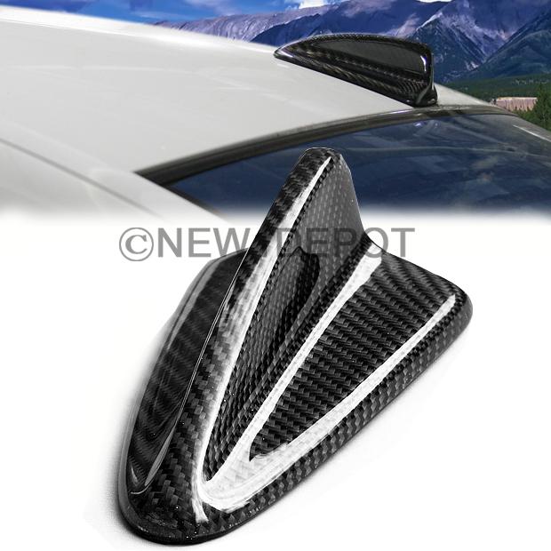 1 Pcs JDM Real Carbon Fiber Top Shark Fin Antenna Trim for Honda Toyota Audi New, US $30.59, image 4