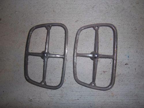 1969 pontiac firebird parking light chrome bezel