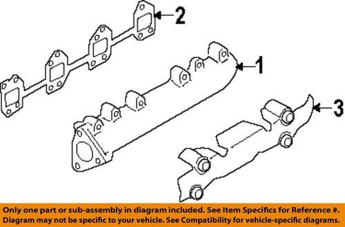 Gm oem 98002804 exhaust manifold gaskets/exhaust manifold gasket