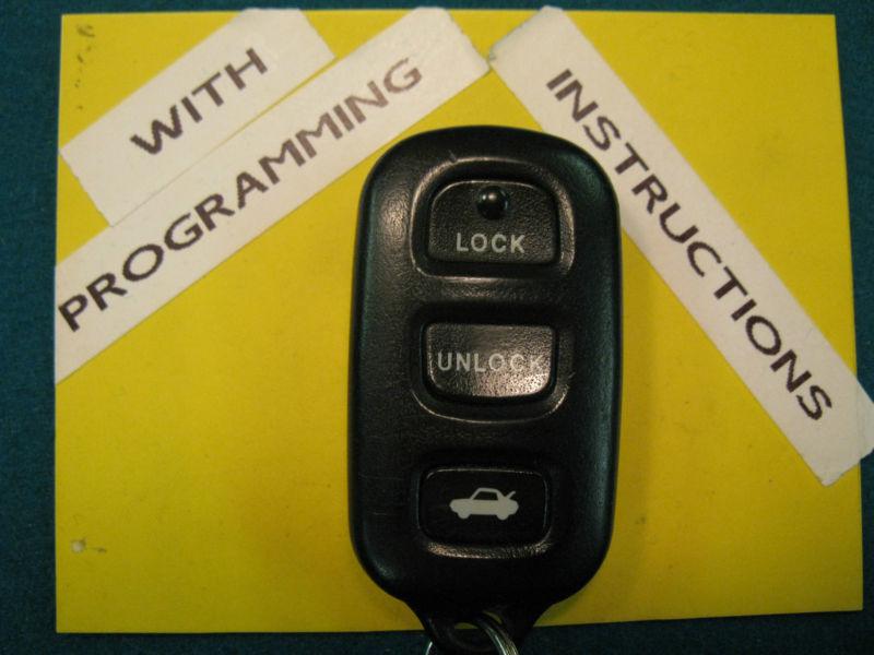 03-04-05-06 pontiac vibe/ matrix keyless remote # gq43vt14t