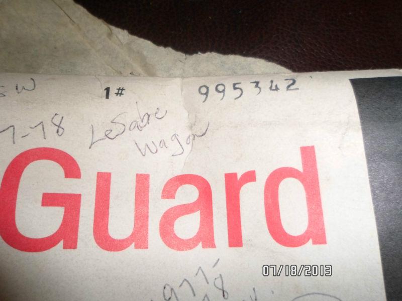 Nos gm 1977 78 chevrolet impala caprice wagon 4 door edge guards