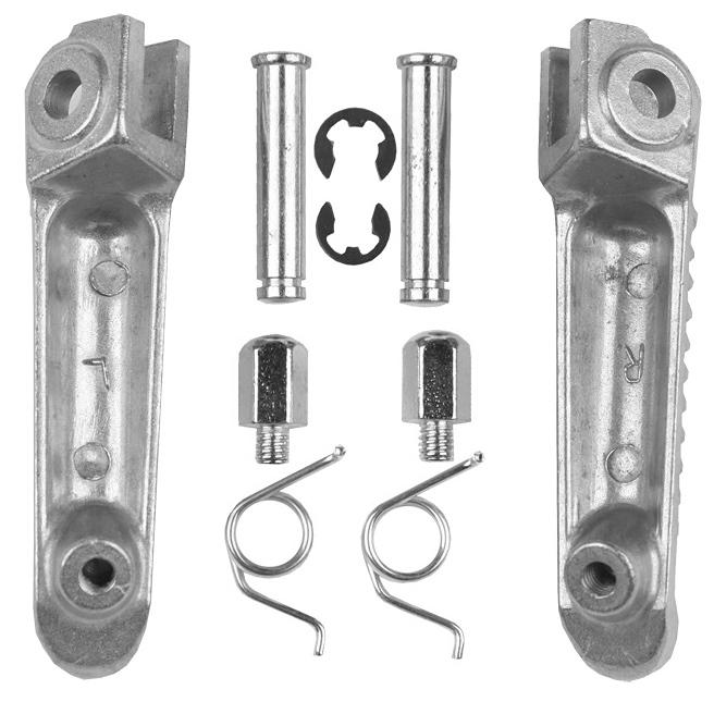 New front aluminum footrest foot pegs for yamaha yzf r1 98-11 yzf r6 99-12 r6s