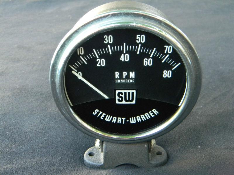 Vintage stewart warner 8,000 rpm tachometer