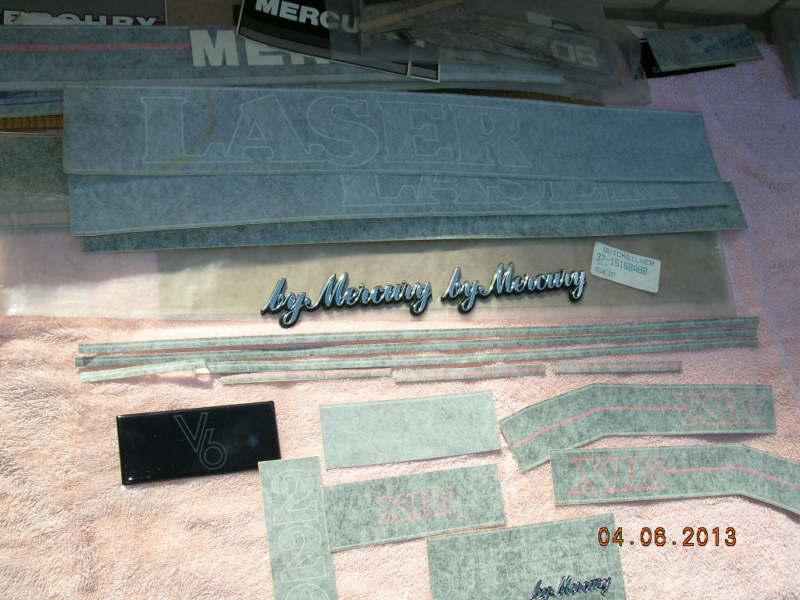 New oem mercury 220 laser decal  337-15168a88
