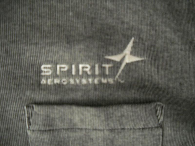 Spirit aerosystems xl men's knit short sleeve shirt