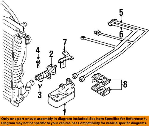 Bmw oem 17211437772 transmission oil cooler-regulator