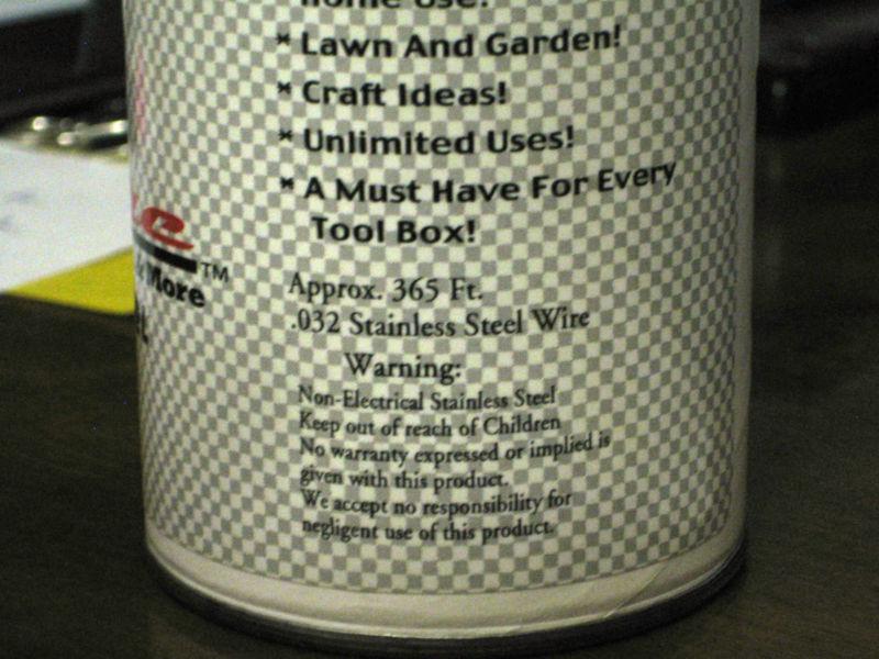 EZ Wire Stainless Steel .032