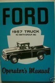 1957 ford truck owners manual