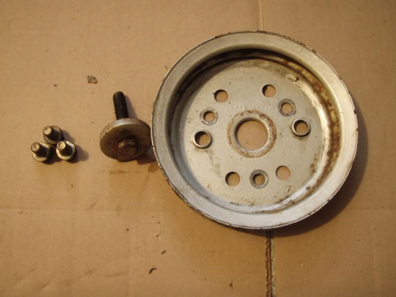 3744043 omc stringer chevy v6 v8 crankshaft pulley sliver fresh water part